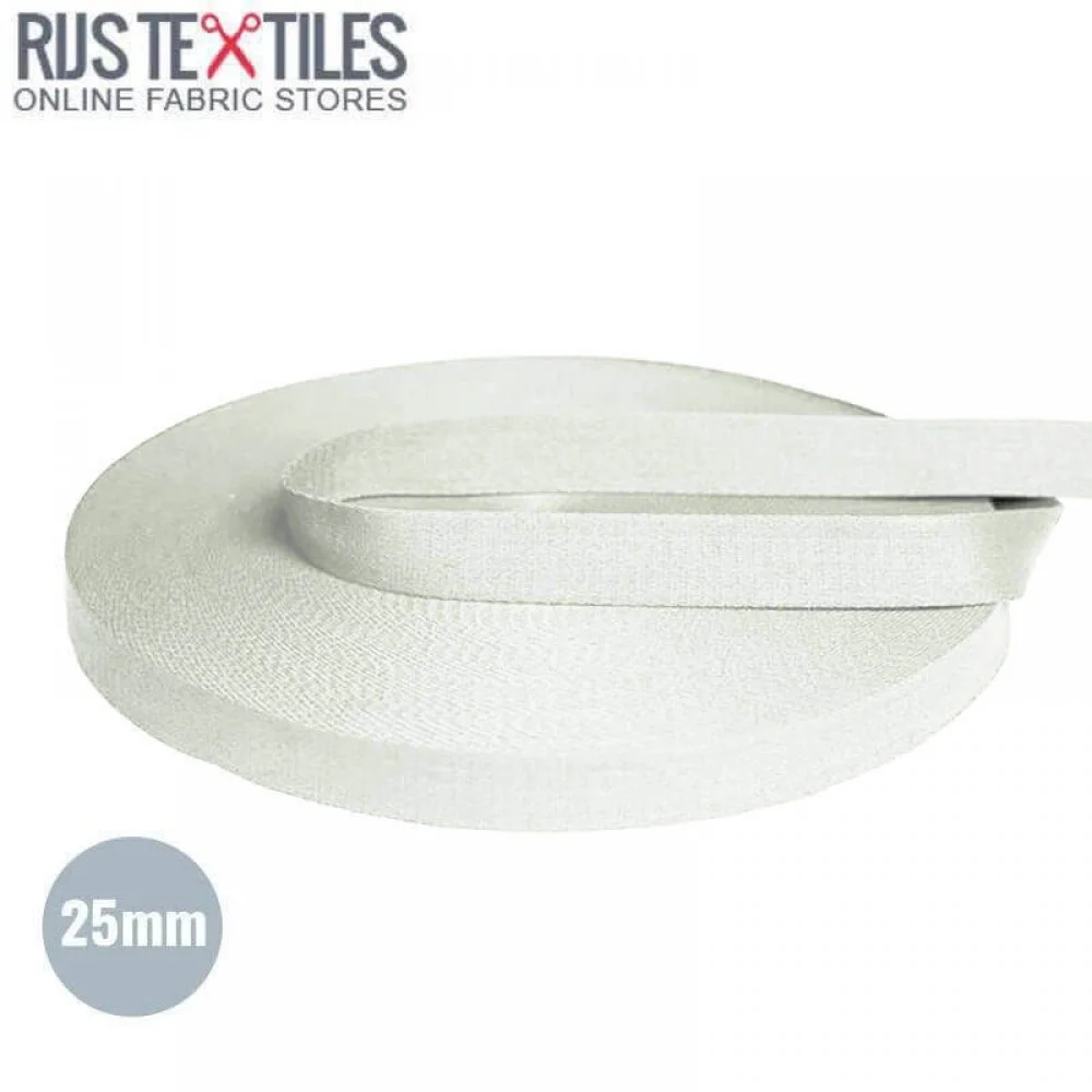 Ruban Sangle Coton Écru 25mm 