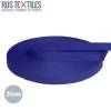 Tassenband Katoen Kobalt 25mm