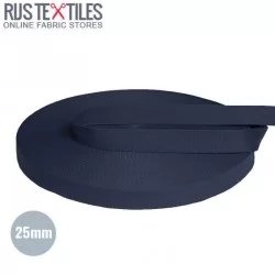 Belt Webbing Cotton Navy 25mm