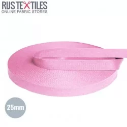 Belt Webbing Cotton Pink 25mm Belt Webbing Cotton Pink 25mm