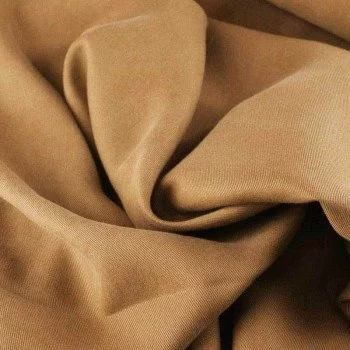 Tencel Twill Stof Camel Tencel Twill Stof Camel
