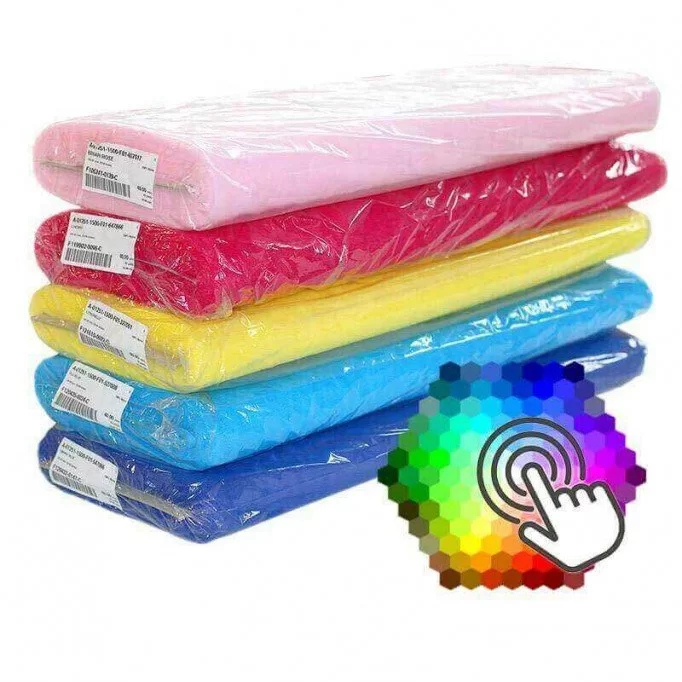 Tissu Tulle 5 Couleurs 40 Mètre Paquet - (Tissu Tulle)