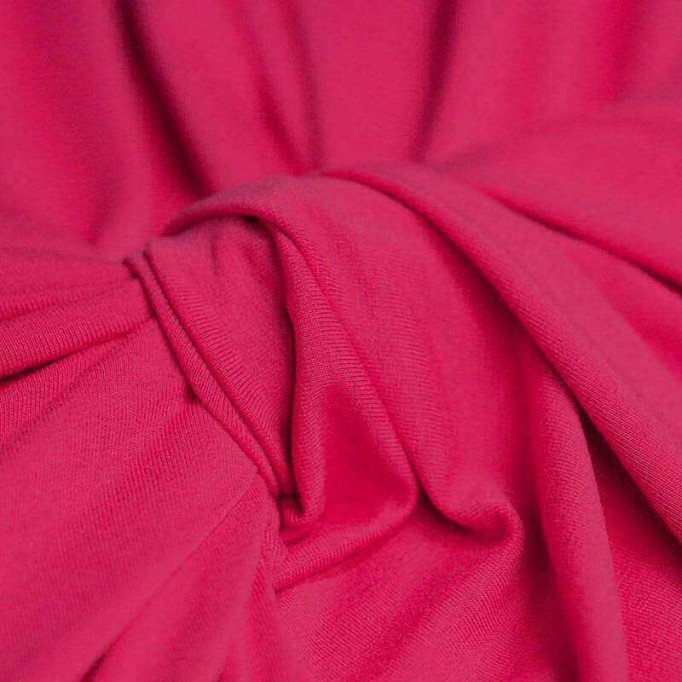 Viscose Jersey Stof Fuchsia   Viscose Jersey Stoffen 