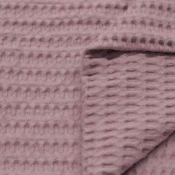 Waffle Fabric Jacquard Old Pink