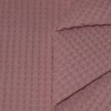 Tissu Piqué Gaufré Mauve Vieux