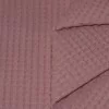Waffle Pique Fabric Old Mauve