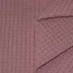 Vaffelvævet Stof Gammel Mauve - (Vaffelvævet Stof Bomuld)