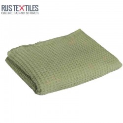Waffle Pique Fabric Olive Waffle Pique Fabric Olive