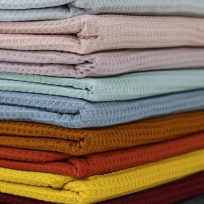 Tessuto Piquet Di Cotone 12 Colori 1 Metri Pacchetto  - (Tessuti Piquet Di Cotone)