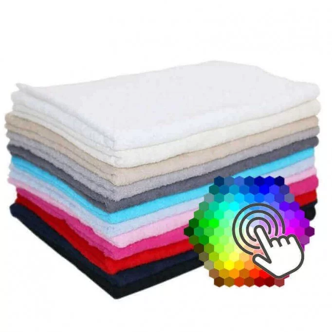 Frotté Stof 12 Farver 1 Meter Pakke Frotté Stof 12 Farver 1 Meter Pakke - (Frotté Bomuld )