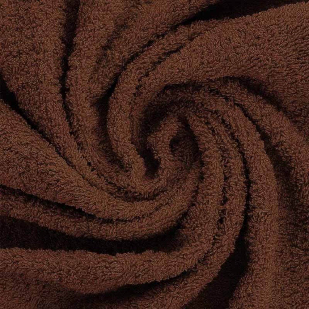 Tessuto Spugna Di Cotone Marrone Chiaro