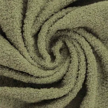 Tessuto Spugna Di Cotone Oliva Tessuto Spugna Di Cotone Oliva