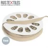 Paspelband Elastisch Beige 8mm 