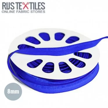 Ruban De Passepoil Élastique Cobalt 8mm Ruban De Passepoil Élastique Cobalt 8mm - (Rubans)