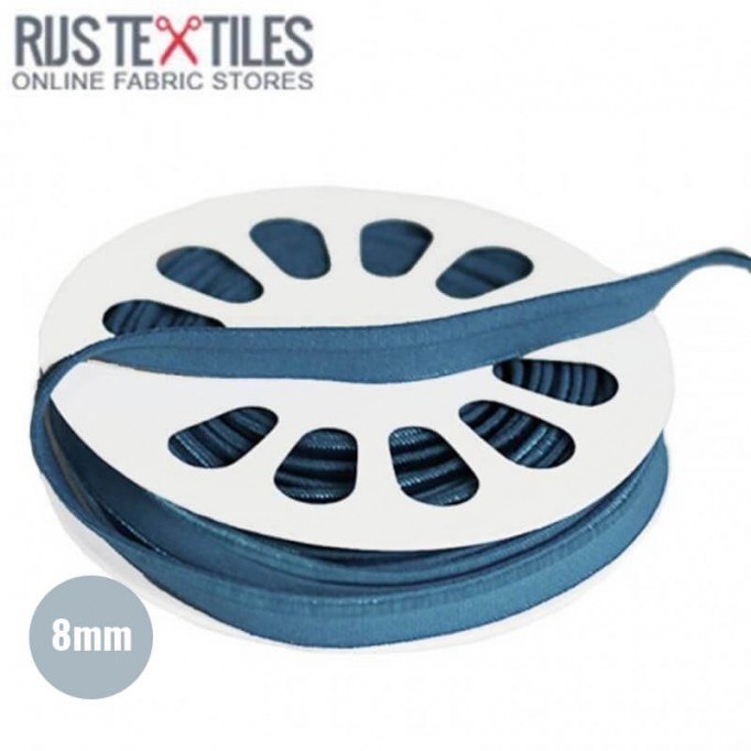 Nastro Piping Elastico Jeans 8mm  - (Nastri)