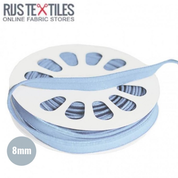 Piping Elastico Blu Chiaro 8mm  - (Nastri)