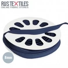 Tittekant Elastiske Navy 8mm 