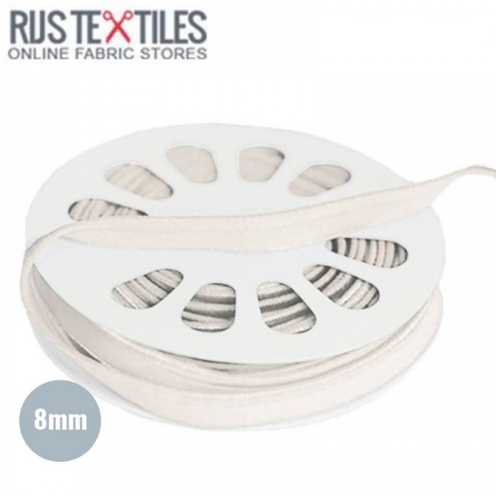 Tittekant Elastiske Råhvid 8mm Tittekant Elastiske Råhvid 8mm