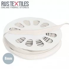 Elastic Piping Tape Ecru 8mm  Elastic Piping Tape Ecru 8mm
