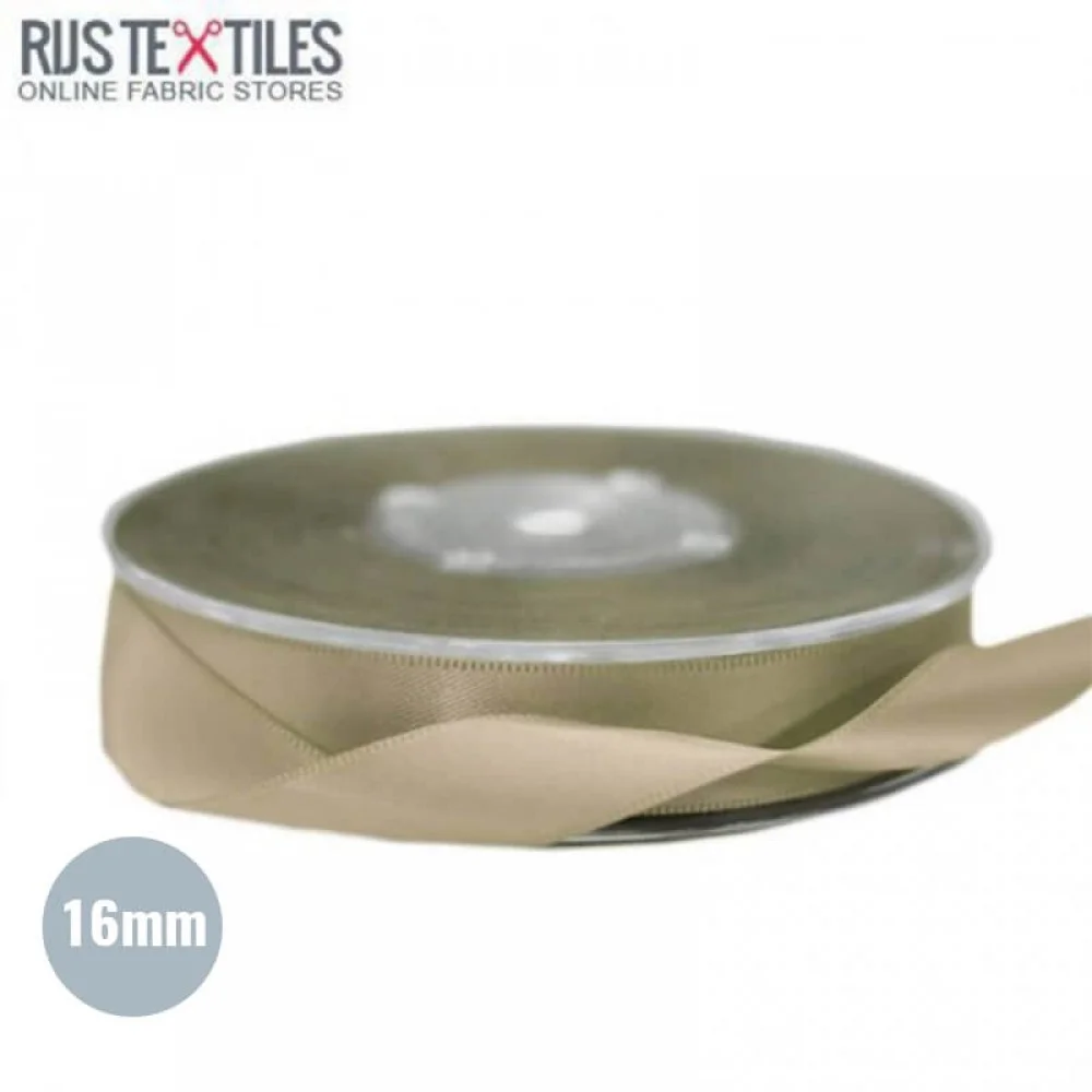 Ruban Satin 16mm Beige 