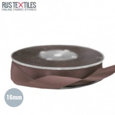 Ruban Satin 16mm Brun