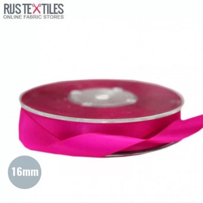 Ruban Satin 16mm Fuchsia - (Rubans)