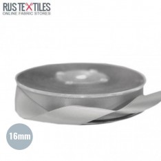 Ruban Satin 16mm Gris 