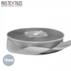 Satinband 16mm Grau 
