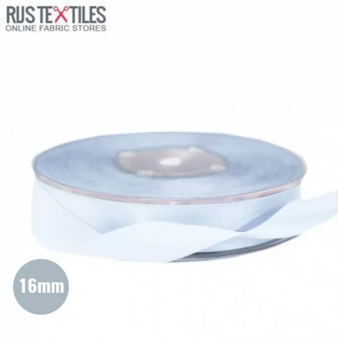 Satin Bånd 16mm Lyseblå - (Bånd)