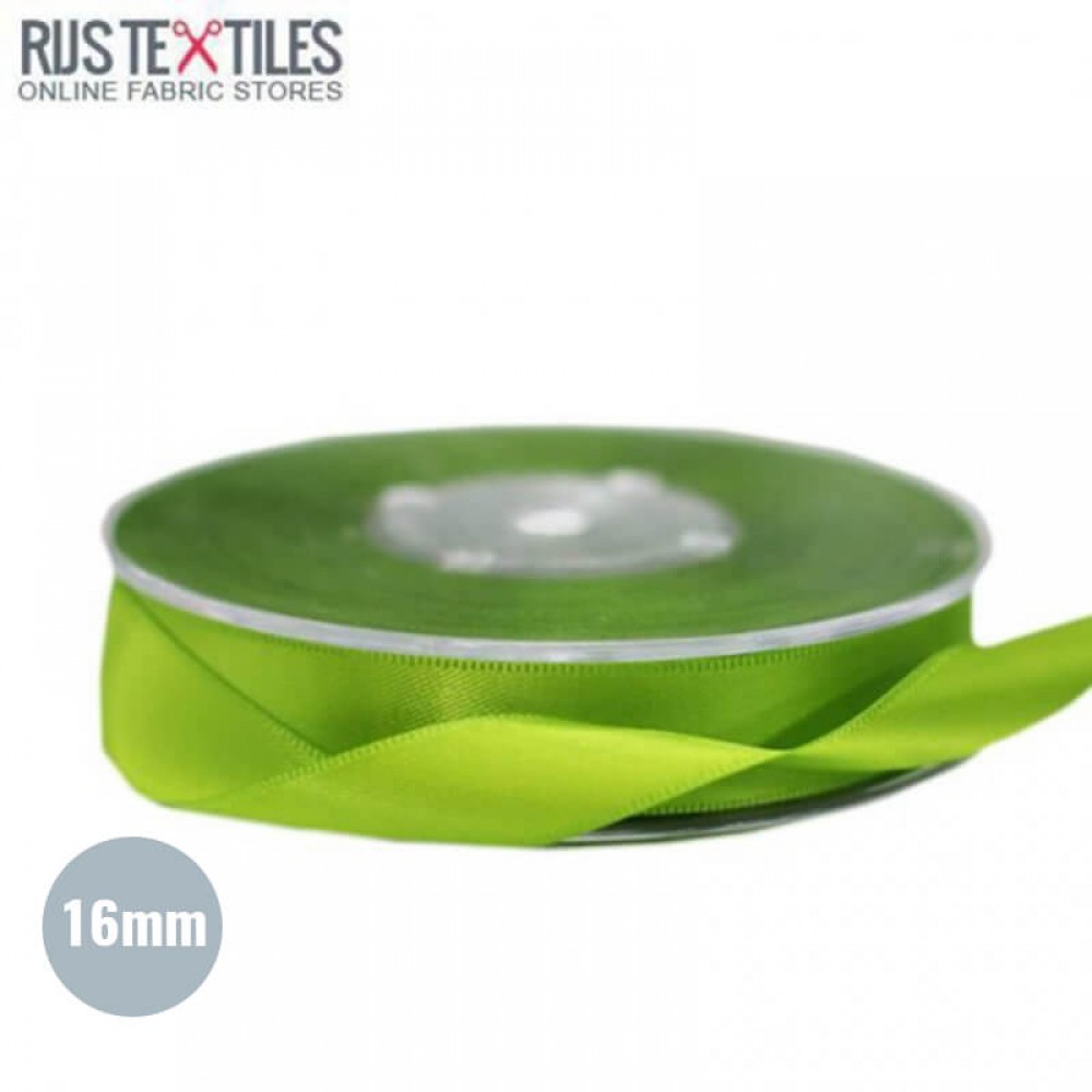 Satinbånd 16mm Lime Satinbånd 16mm Lime