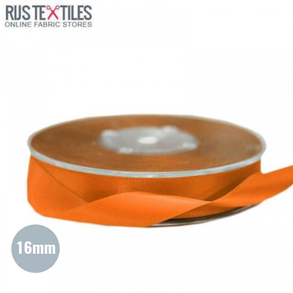Satinbånd 16mm Orange Satinbånd 16mm Orange
