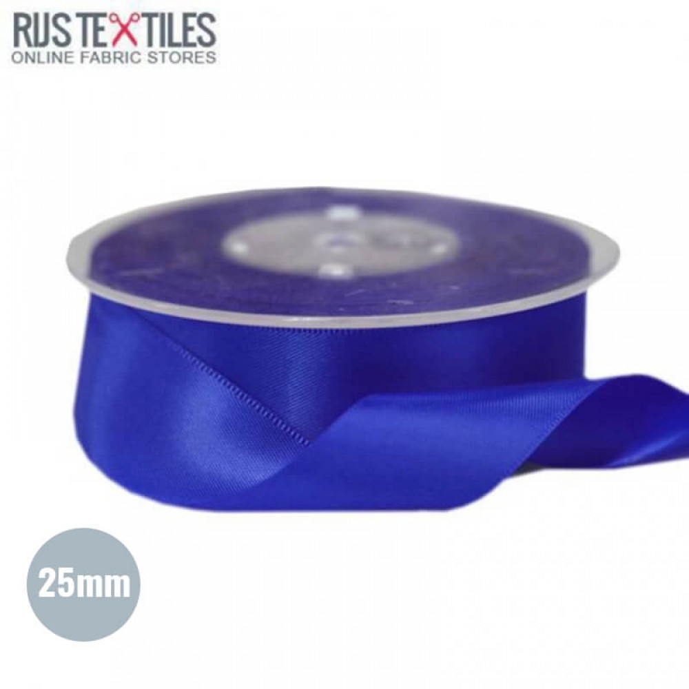 Ruban Satin 25mm Cobalt 