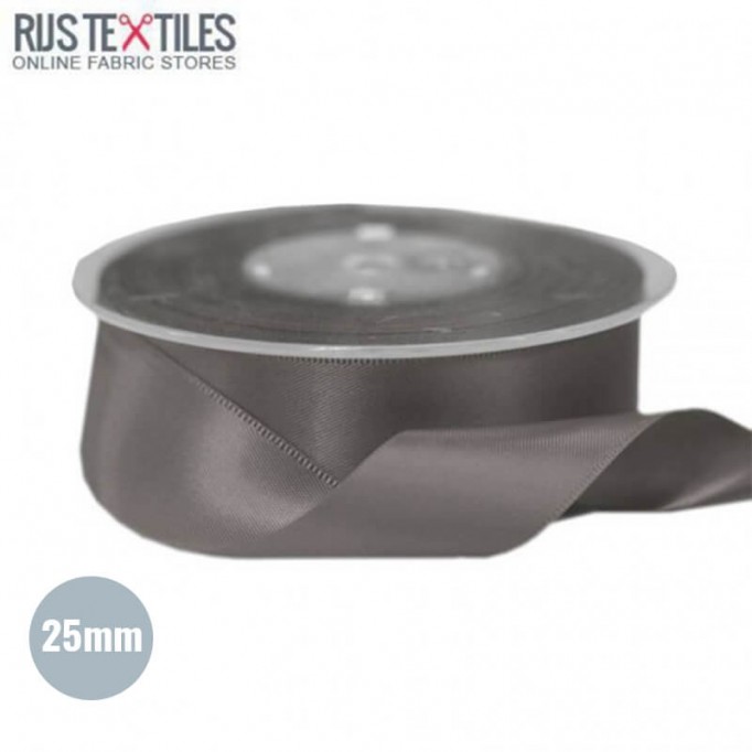 Nastro Satin 25mm Grigio Scuro - (Nastri)