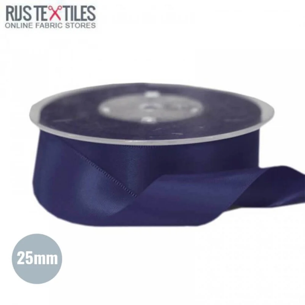 Satinbänder 25mm Marine Satinbänder 25mm Marine - (Bänder & Borten)