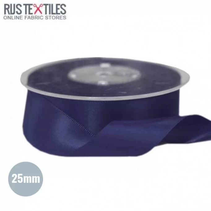 Nastro Satin 25mm Marina  - (Nastri)