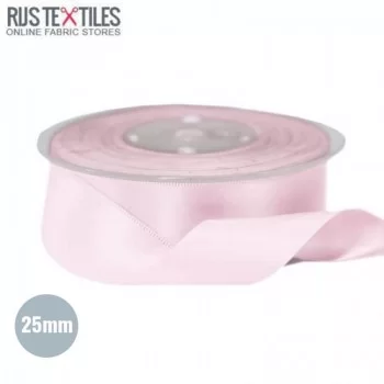Satin Ribbon 25mm Pink Satin Ribbon 25mm Pink