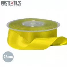 Nastro in Raso 25mm Giallo 