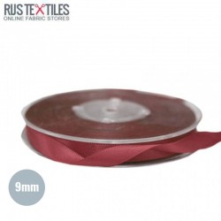 Ruban Satin 9mm Bordeaux