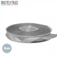 Satin Ribbon 9mm Grey
