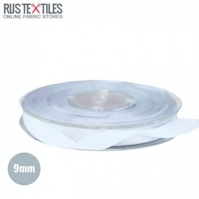 Satin Ribbon 9mm Light Blue - (Ribbons )