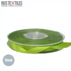 Satin Ribbon 9mm Lime 