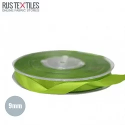 Satin Ribbon 9mm Lime 