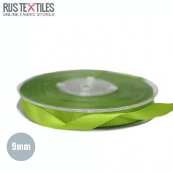 Satijnlint 9mm Lime  Satijnlint 9mm Lime