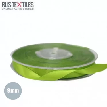 Satinbänder 9mm Lime  - (Bänder & Borten)