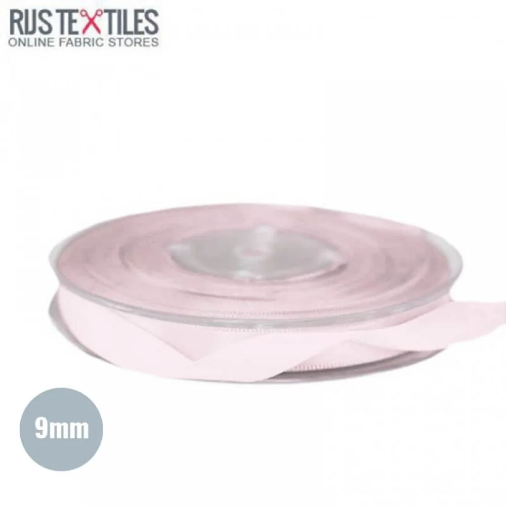 Satijnlint 9mm Roze