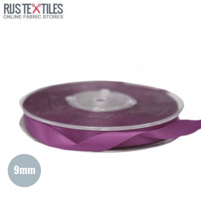 Ruban Satin 9mm Violet - (Rubans)