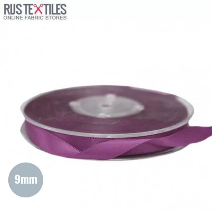 Satinbänder 9mm Violett - (Bänder & Borten)