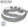Crochet Lace Trim Grey 15mm