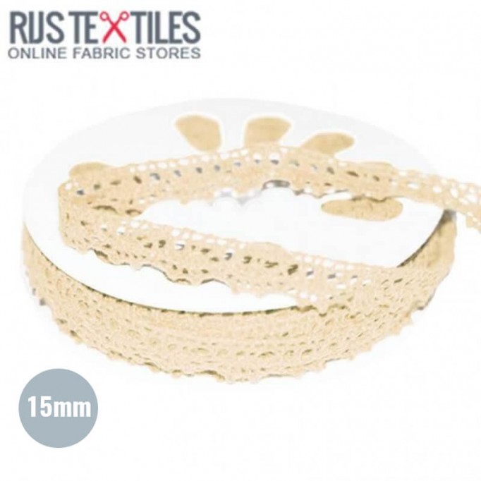 Nastro Pizzo Ecru 15mm - (Nastri)