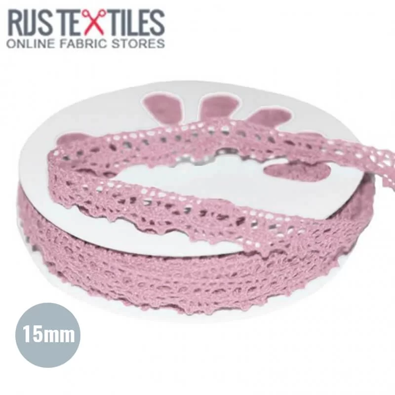 Kantband Licht Rose 15mm